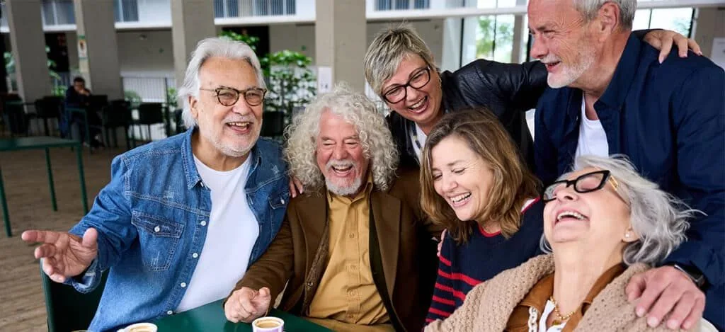 Active older adult enjoying daily life