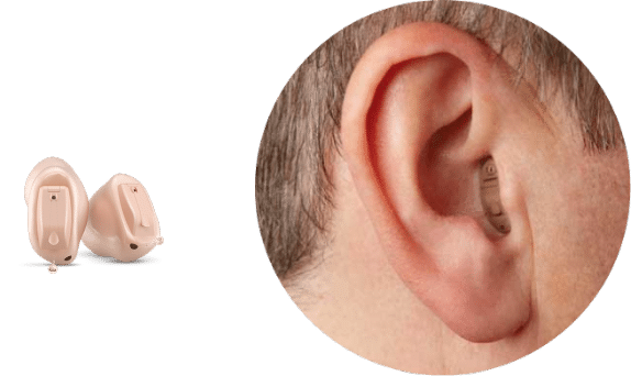 Completely in canal hearing aids